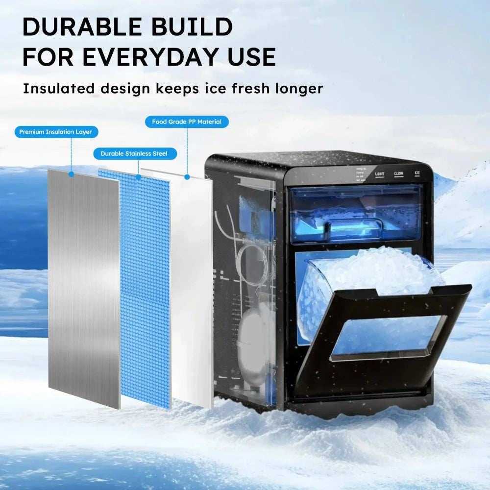 Countertop Chewable Nugget Ice Maker