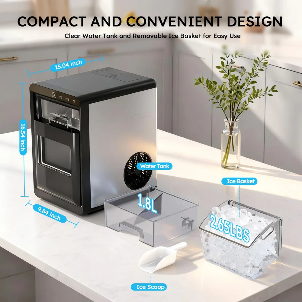 Countertop Chewable Nugget Ice Maker